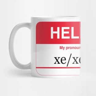 my pronouns are xe/xem Mug